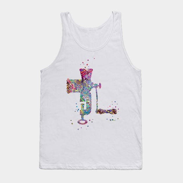 Old cast iron meat grinder Tank Top by RosaliArt